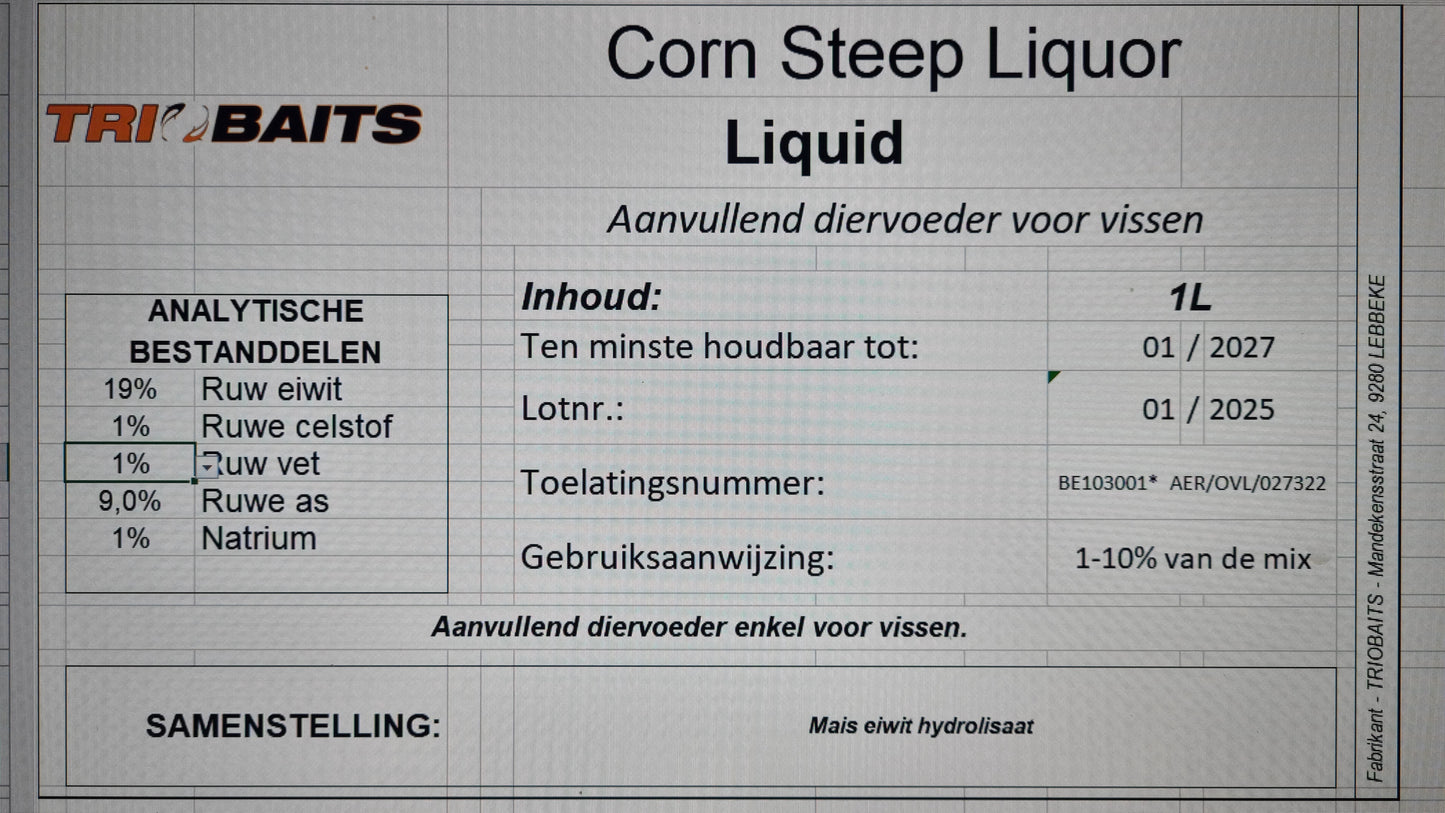 Corn Steep Liquor 1l